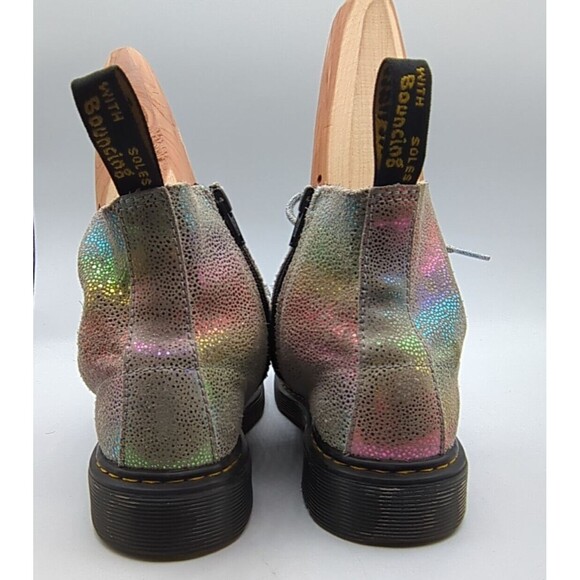 Dr Doc Martens 1460 Pascal J Iridescent Boots Girls US Size 3 - Picture 4 of 14